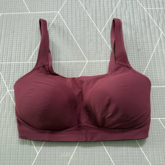Lululemon Run Times Bra *High Support, B–G Cups Size 36 DDD Mulled Wine LW2CQLS - Picture 1 of 6